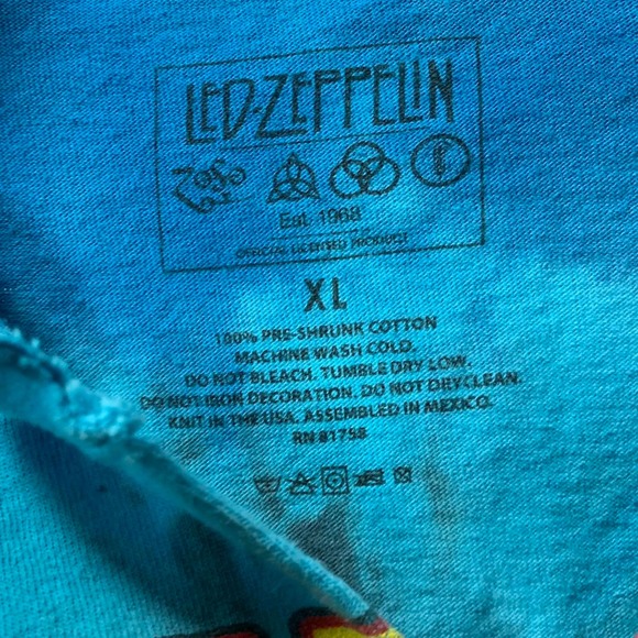 Cut up led zeppelin t shirt - Picture 4 of 4